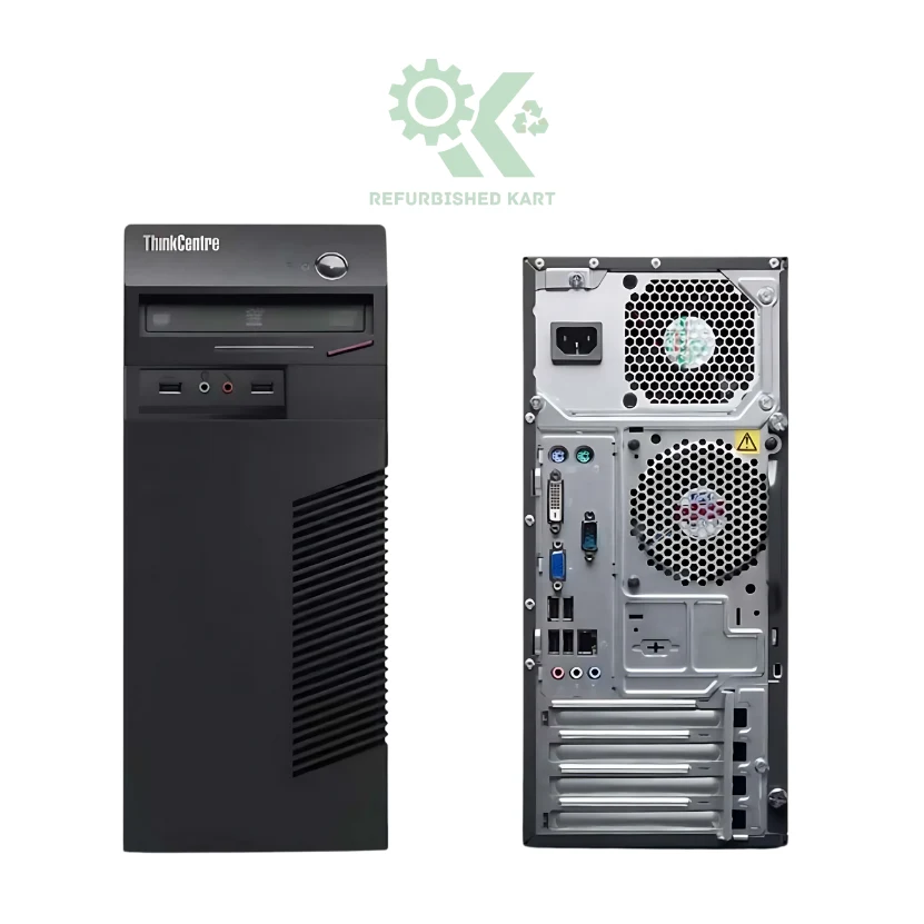 Lenovo ThinkCentre M72e Desktop Tower (Intel Core i5‑3470 3rd Gen, 4 GB RAM, 500 GB HDD, Tower Form Factor)