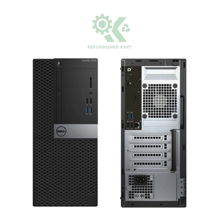 Dell OptiPlex 3040 Tower – 6th Gen Intel Core i3‑6100, Refurbished Mini‑Tower PC