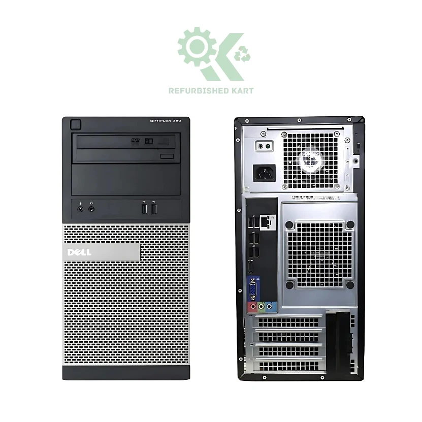 Dell OptiPlex 390 2nd Gen Tower Desktop (Intel Core i3) – Business-Class Performance